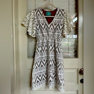 Judith March Flutter Dress Small